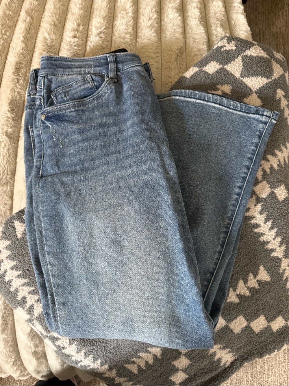 Democracy Light Wash Straight Leg Jeans